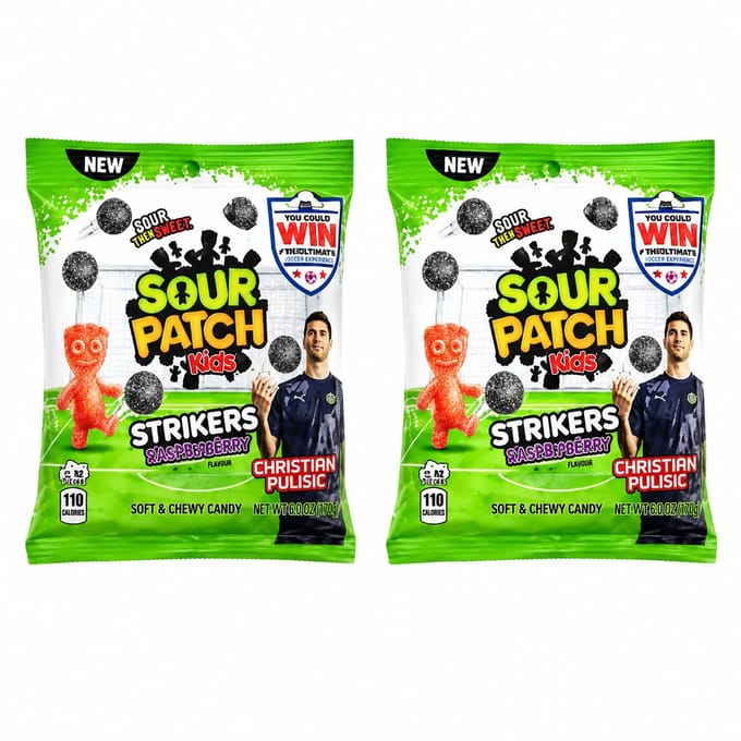 Sour Patch Kids Strikers Black Raspberry 2 stuks
