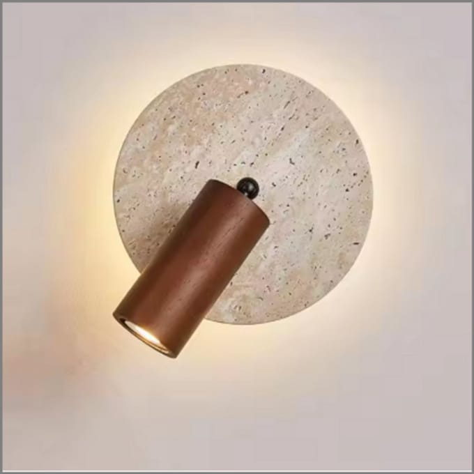 WANDLAMP- Miadi -travertine