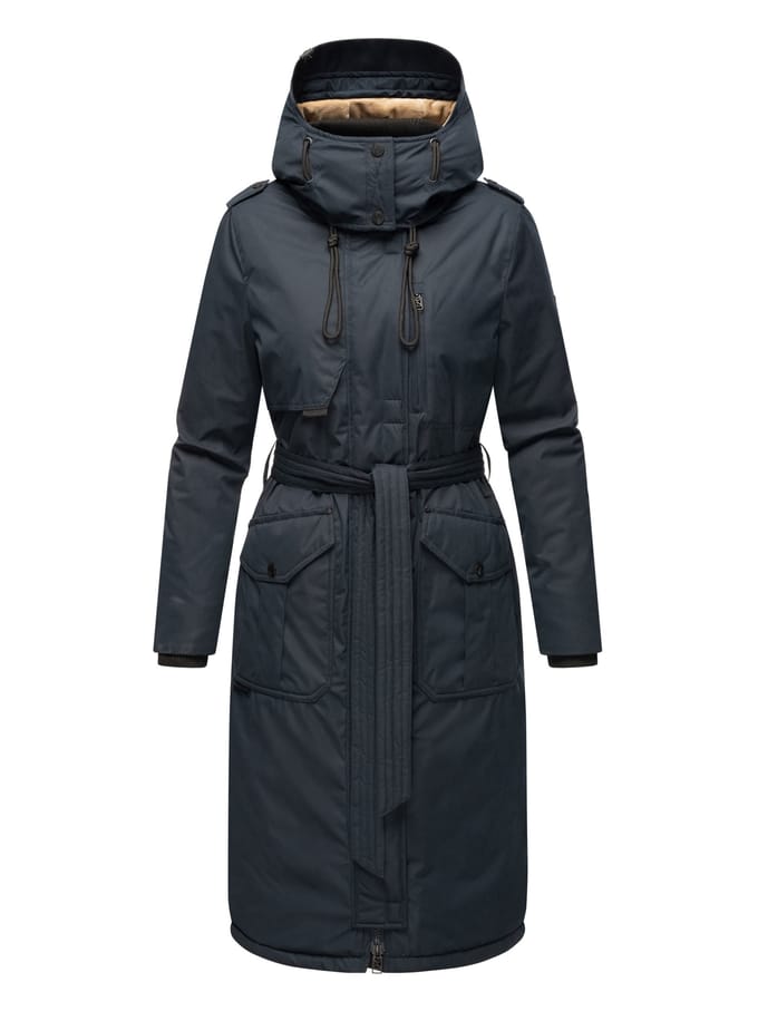 Navahoo dames winterjas Hokulanii – Lang & Licht Gewatteerd