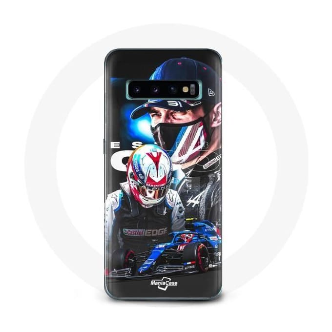 Coque - Formule 1 - Samsung Galaxy S10 - Souple - Noir - Esteban Ocon