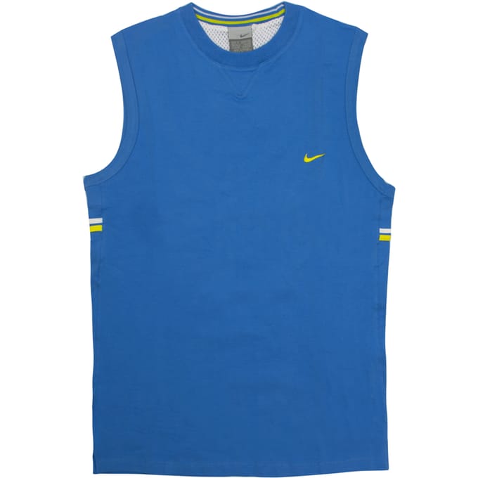 Vintage blauw Nike herenvest