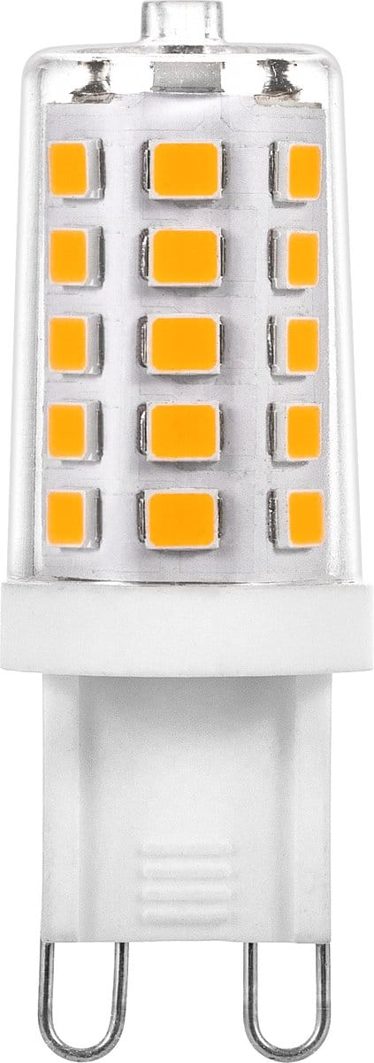 ETH Led G9 glas 3w/30w 300l 2700k 240v dimbaar d17.5xh50mm