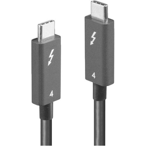LINDY 31121 Thunderbolt-kabel Thunderbolt 4 Thunderbolt (USB-C) stekker 2.00 m Meerdere kleuren