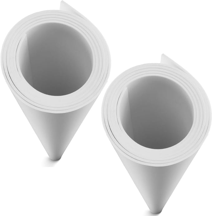 Schuimplaten - Knutselmateriaal - Creatieve projecten - Hoge dichtheid schuim - 2 mm dik - Wit