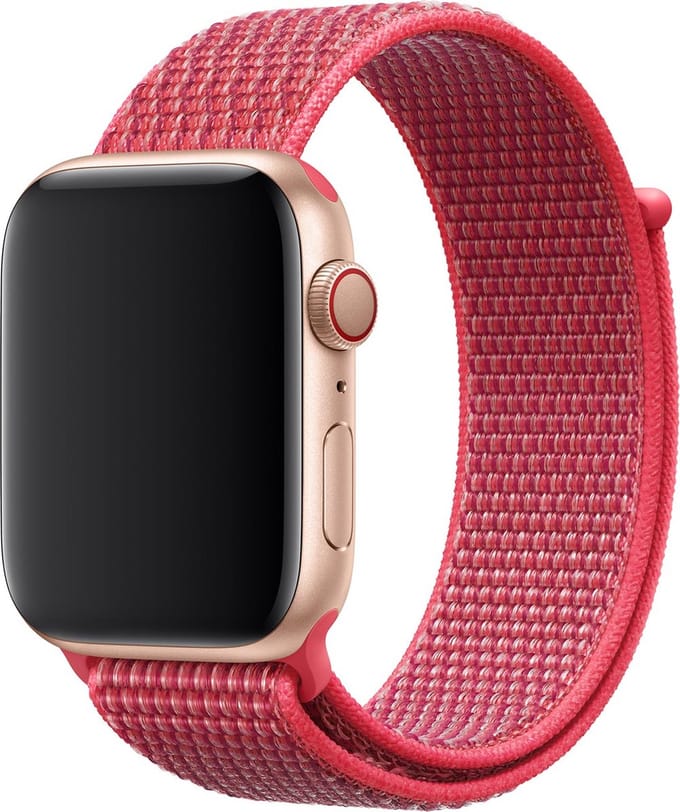 Apple Sport Loop band voor de Apple Watch | 44/45/46/49 mm - Hibiscus