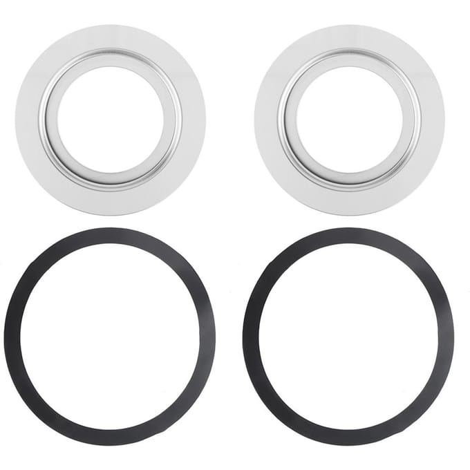 RVS 180mm naar 114mm Spoelbak Afvalvermaler Adapter Accessoires Onderdelen white