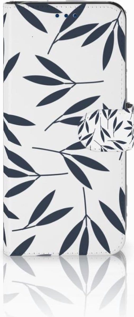 Samsung Galaxy S8 Hoesje Leaves Blue