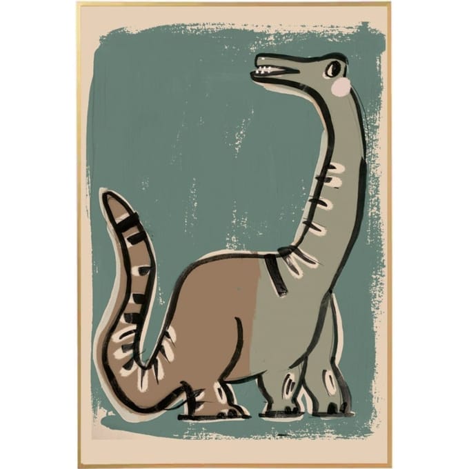 Studio loco poster Dino green 50 x 70 cm