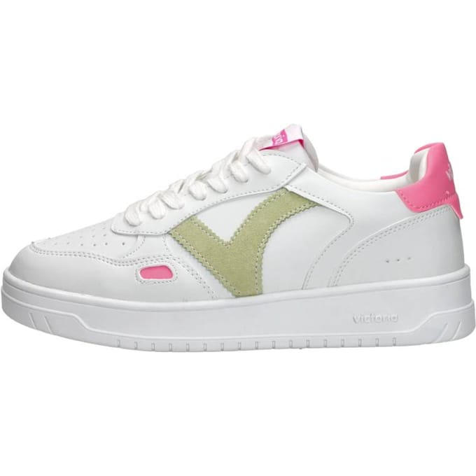 Single damesschoenen met leer en neoneffect Victoria
