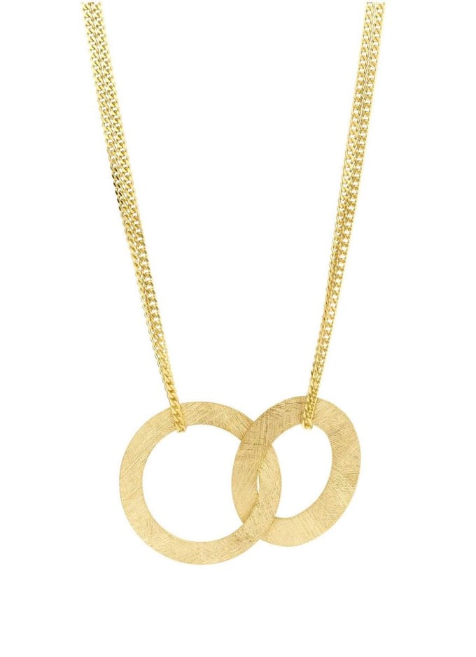 Casa Jewelry Collier Lola S in zilver goud verguld