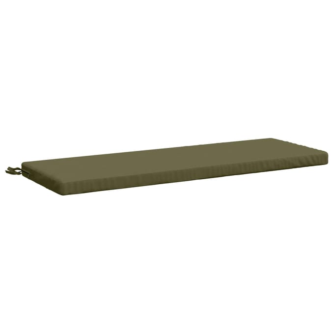 vidaXL - Bankkussen - SOEST - 100% - Polyester - Olijfgroen - 110 - x - 40 - x - 5 - cm
