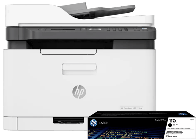 HP Color Laser MFP 179fnw + 1 extra zwarte toner