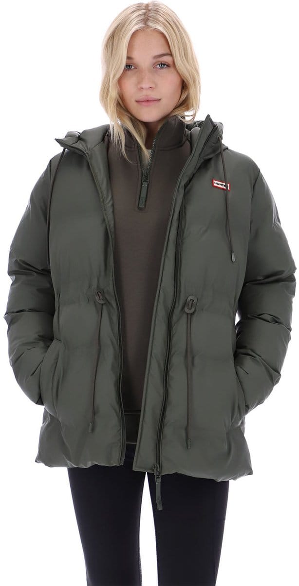 Hunter - Lemhi Sonic Welded PU Puffer Jacket - Dames - Jas - Groen