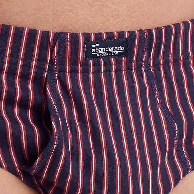 3er-Pack Herren-Slips mit Öffnung „Essential Print“ A0090