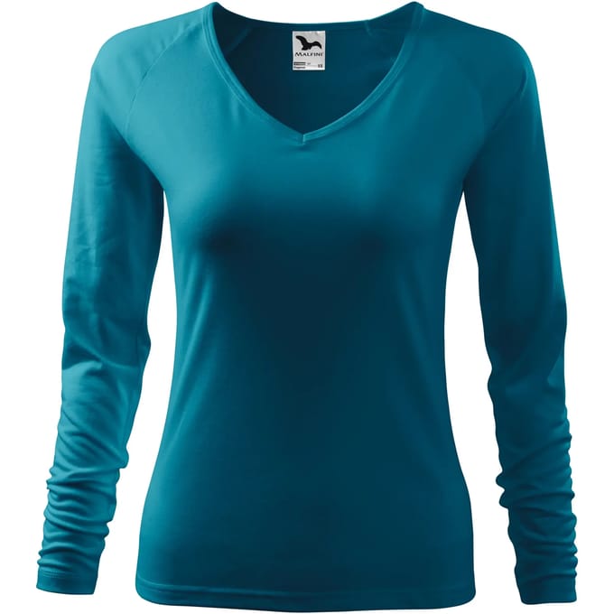 Dames-T-shirt met lange mouwen Malfini Elegance 127