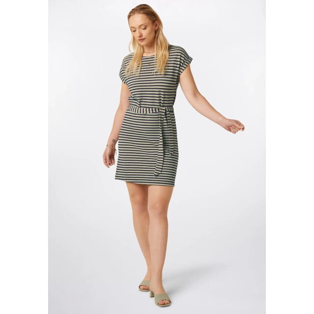 King Louie Aria tunic dress bebop stripe black 09784