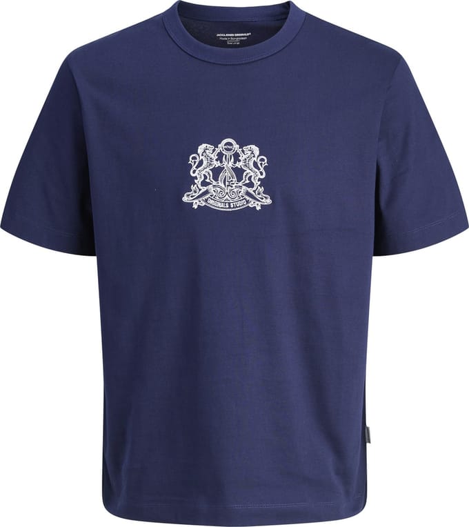 JACK&JONES - JORCAMBRIDGE EMB TEE SS CREW NECK - Heren - T-shirts