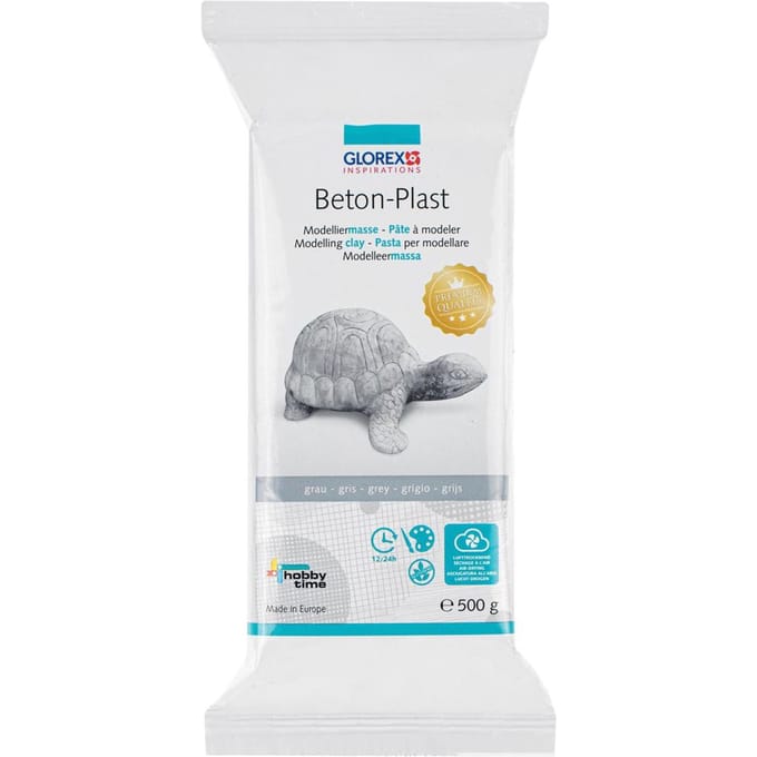 Beton Modelleermassa, Grijs - 500 g