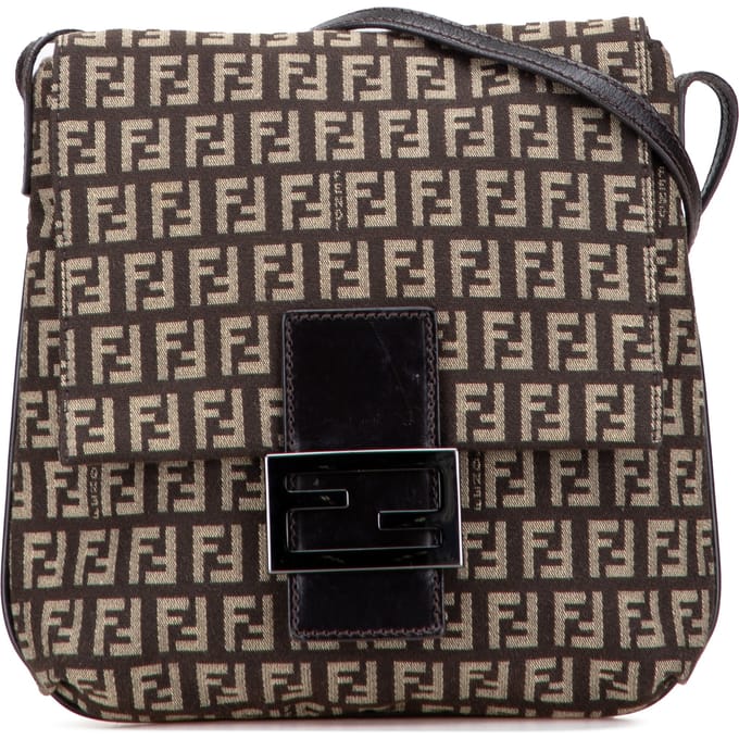 Baguette Ff Canvas Schoudertas