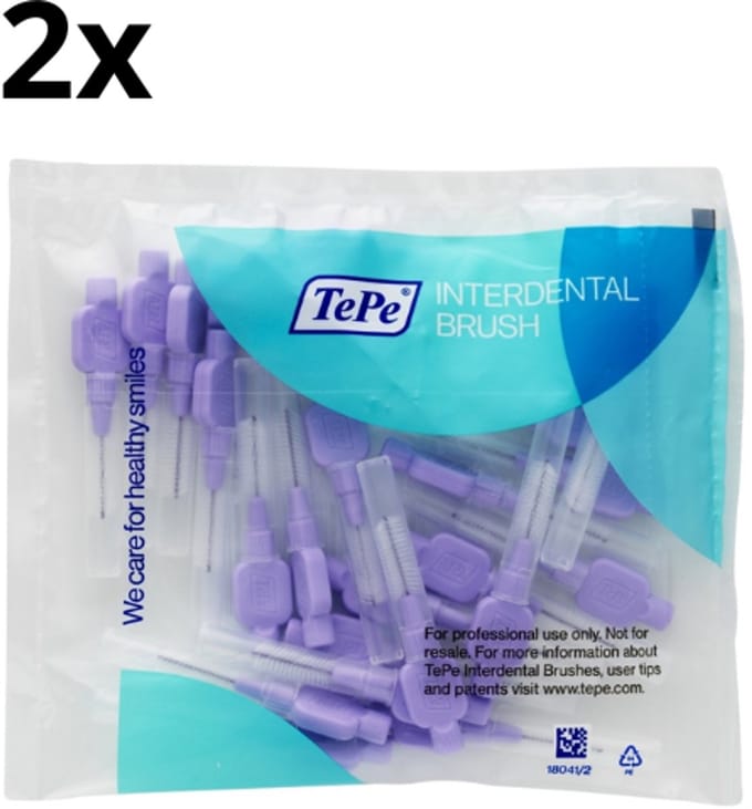 TePe Ragers EXTRA SOFT - Lichtlila - 2 x 25 stuks - Voordeelverpakking