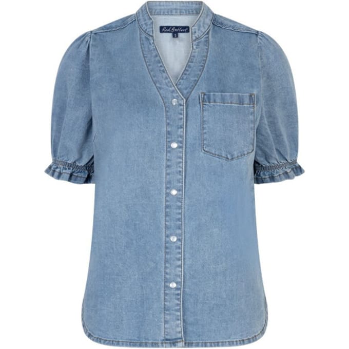 Red Button blouse Victoria maat S