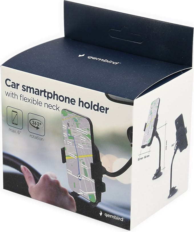 Gembird TA-CHW-04 - Autohouder for mobile phone - with flexible neck