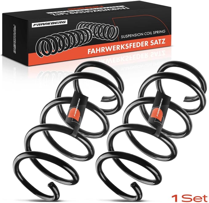 Frankberg 2x Verenfeder Vooras voor VW Golf V 1K1 Golf VI 5K1