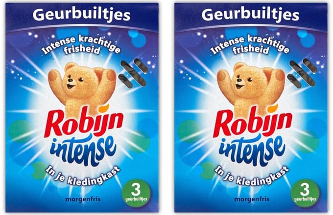 Robijn Geurbuiltjes - Intense Morgenfris - 2 x 3 Stuks