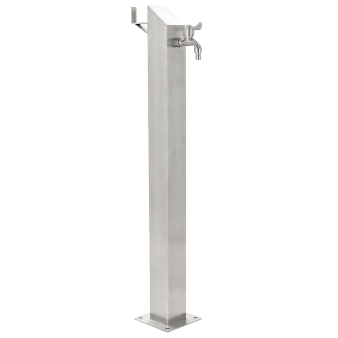 vidaXL - Tuinwaterkolom - vierkant - 95 - cm - roestvrij - staal