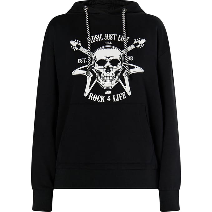 Mymo Hoodie Dames zwart
