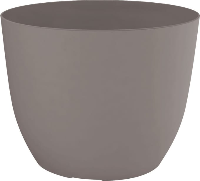 Bloempot Buiten Rond Conca Pure 38cm TAUPE Nicoli