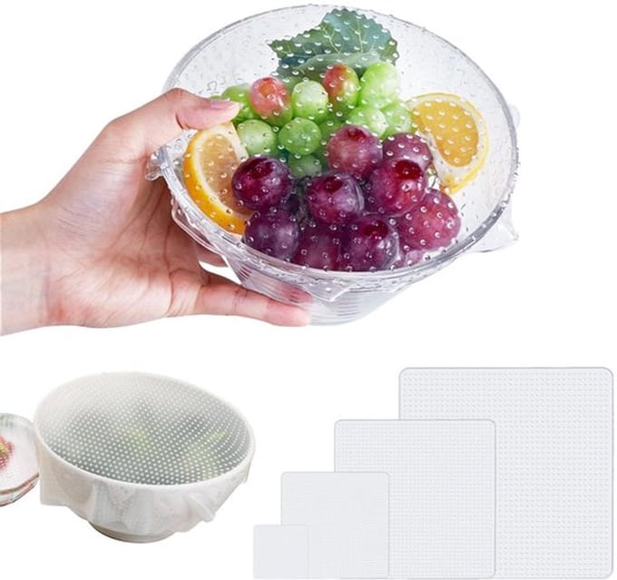 Dailygoody - Herbruikbare Silicone Lids - Universele Deksel voor