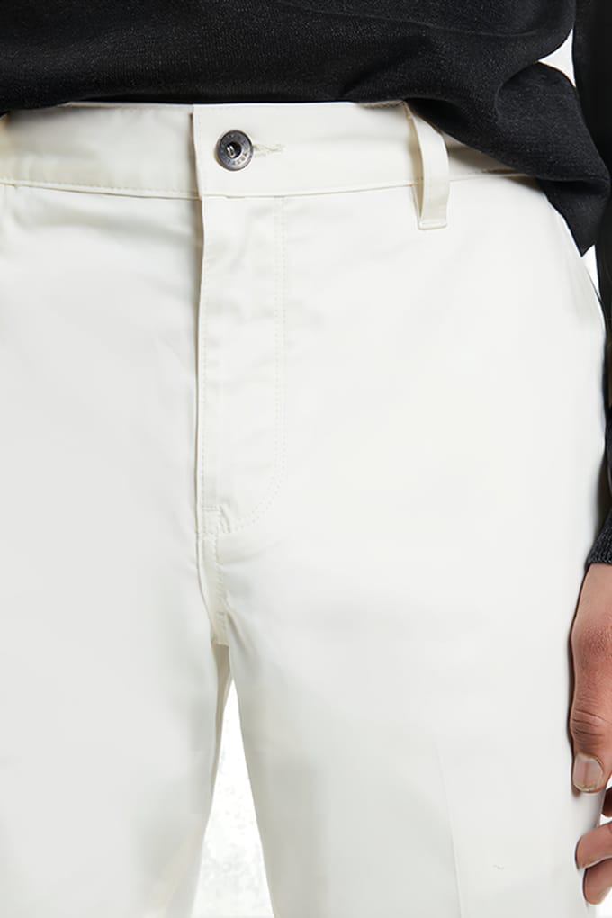 John Varvatos Motor City Pants White Size: 32 | Chinos Outlet | Heren | Wit