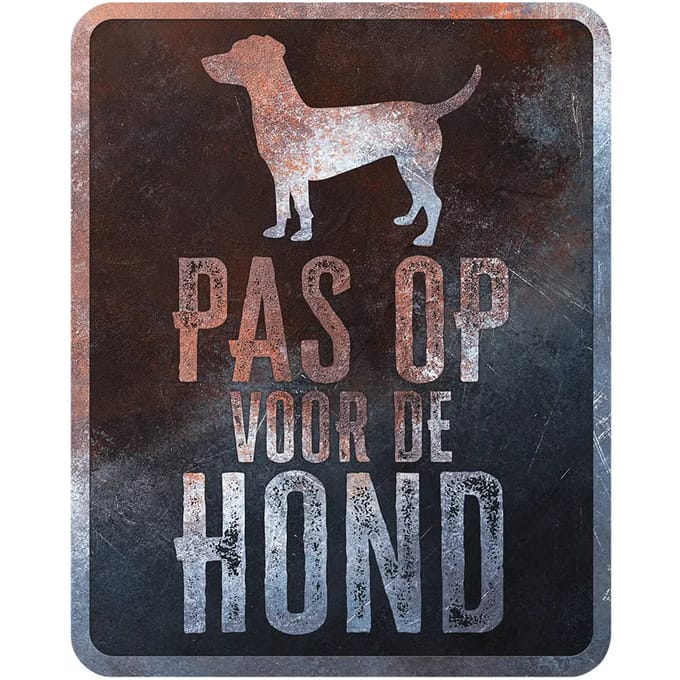 Frans jack russel waarschuwingsbord D&D Home