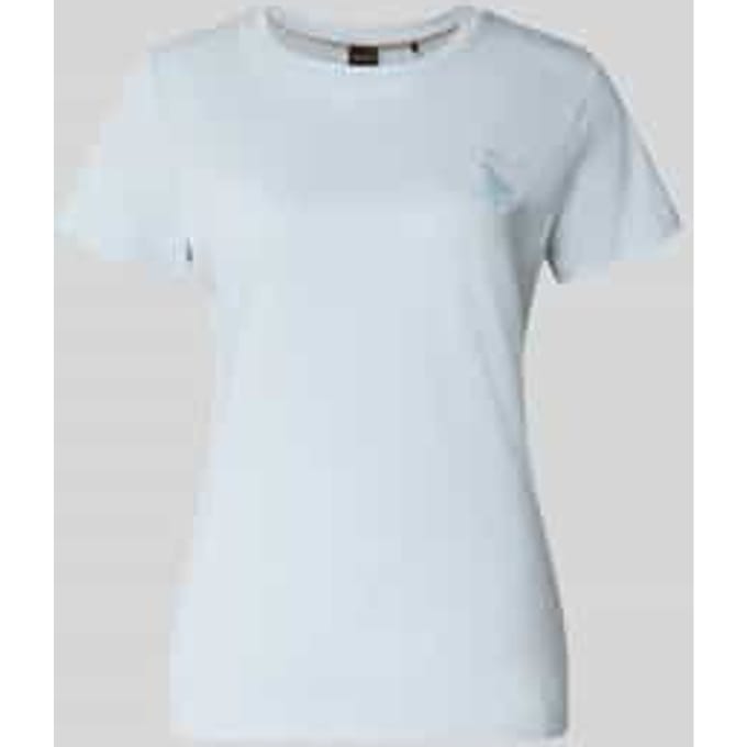 regular fit T-shirt van puur katoen model 'C-Elove_4'
