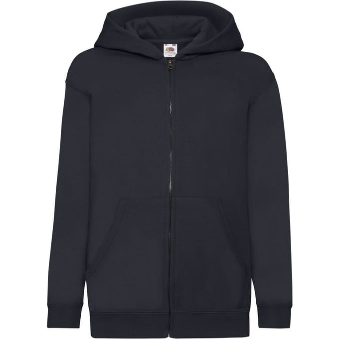 Fruit of the Loom Kinder/Kids Klassiek Jasje met Capuchon (Deep Navy)