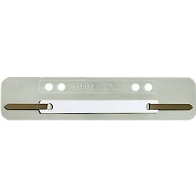 LEITZ® hechtstroken, polypropeen, A5, 25 stuks, grijs