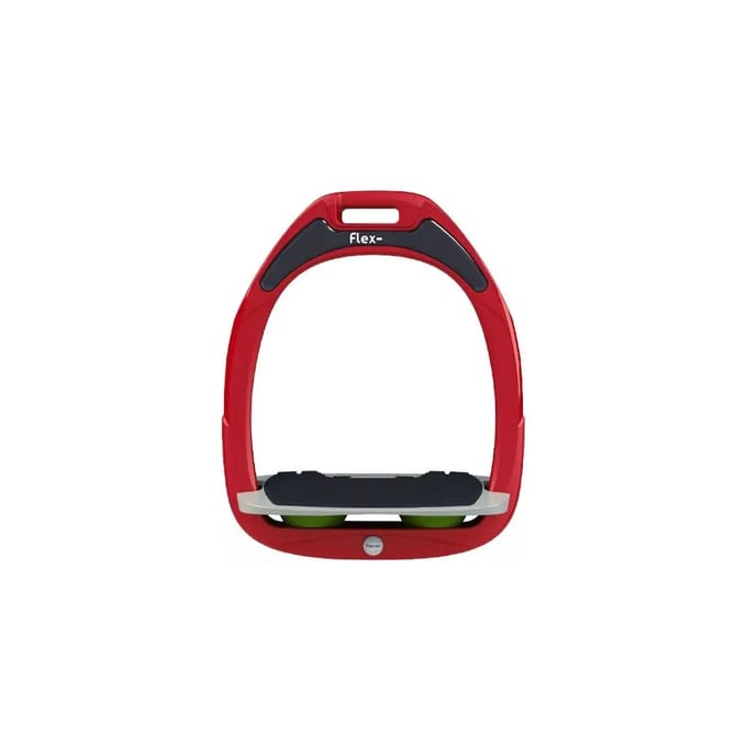 Inclinatie stijgbeugels Grip Rood/Grijs/Groen Flex-On Green Composite
