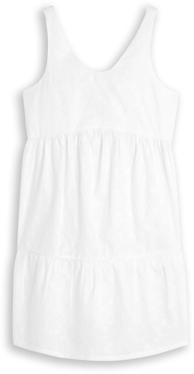 Tom Tailor - Minijurk met broderie - Maat 128 - White
