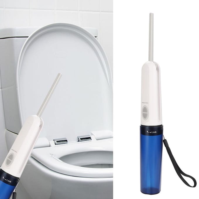 Draagbaar Siliconen Bidet Handheld Reis Elektrisch Vrouw Bidet Spuit (Blauw) blauw
