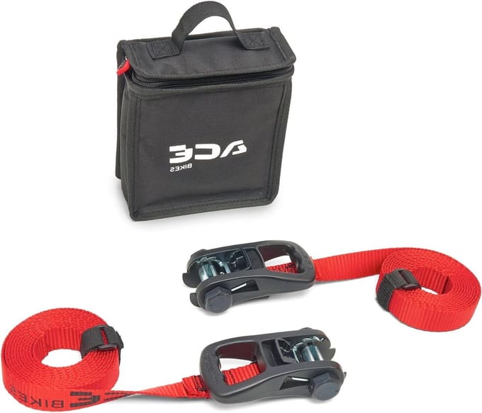 Spanbanden Set - Ratels Banden - Motor Vervoer - Solide Essential Ratels - 250 cm 2-PACK - Rood