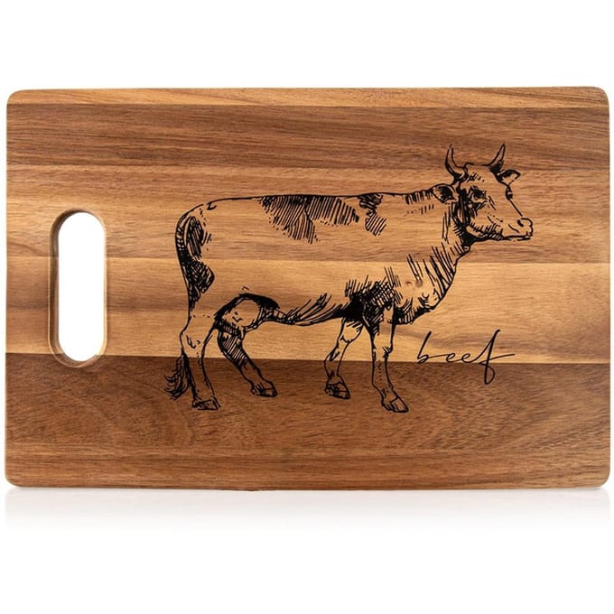 Planche à Découper en Bois 36X24 Cm