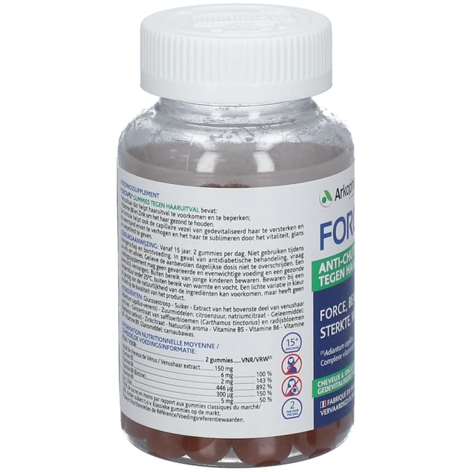 Forcapil - Gummies tegen haaruitval - 60 Gummies