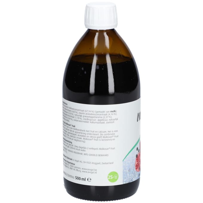 A.Vogel Molkosan Fruit drank - Ondersteunt de spijsvertering, doordat het een bron van calcium is - 500 ml