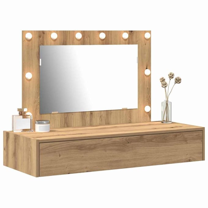 vidaXL - Kaptafel - Bruin - 100 - x - 40 - x - 70 - cm - Bewerkt - hout