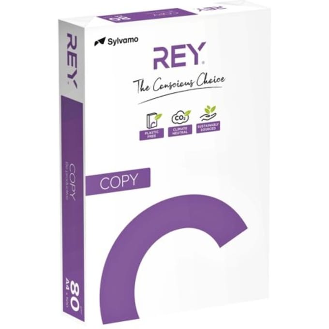 Kopieerpapier Rey Copy A4 80gr wit 500 vel
