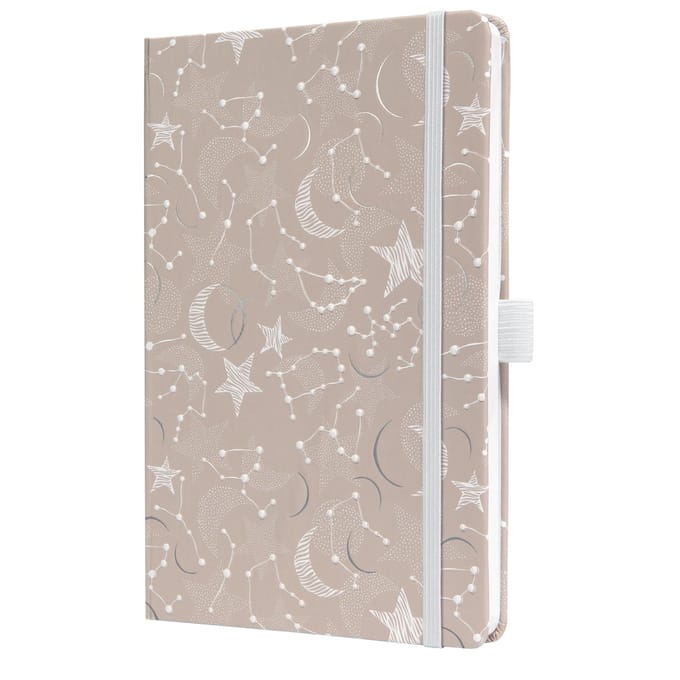 Sigel weekagenda Beauty 2026 formaat A5 Cosmic Fantasy Beige hardcover