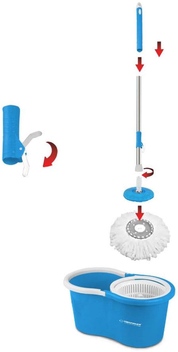 Esperanza Spin Mop Perfect Clean 005 Voor Reinigen Met Emmersysteem