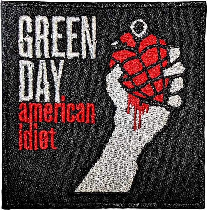 Green Day - American Idiot Patch - Zwart
