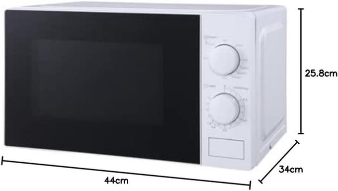 Magnetron 20 Liter Met Grillfunctie 700W Wit